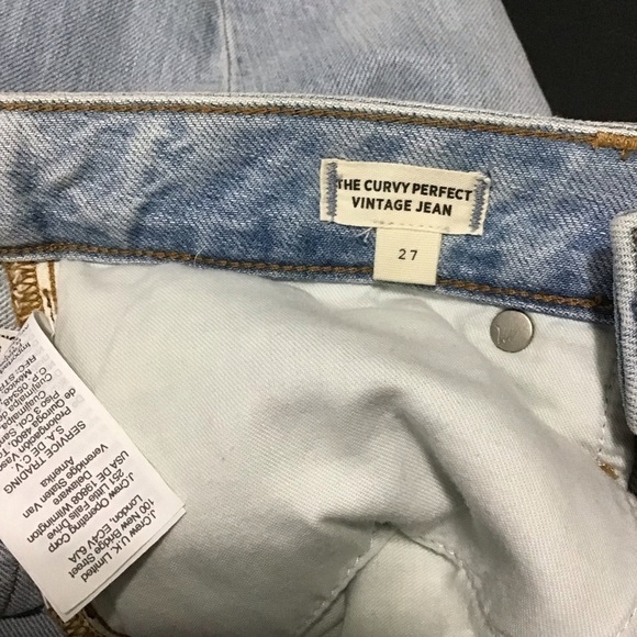 NWT Madewell The Curvy Perfect Vintage Jean Size 27. - Picture 11 of 13